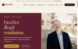 Brett Duke Employment Law website