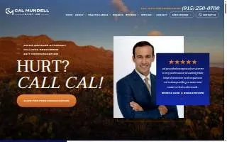 Cal Mundell Law Firm, PLLC website