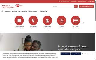 Cardiology Care Consultants - Gateway East website