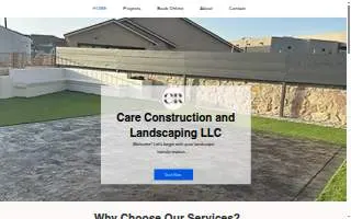 Care Construction and Landscaping LLC website