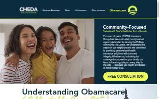 Cheda Insurance Group website