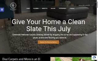 Diaz Carpets and More website