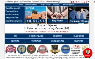 Dunham & Jones of El Paso website