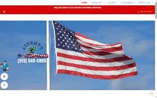 Liberty plumbing of El Paso website