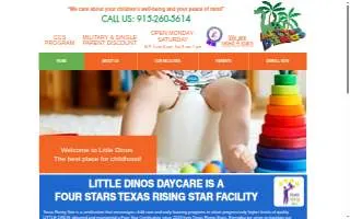 Little Dinos Daycare website