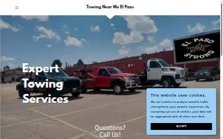 Mesa Towing Near Me and Gruas El Paso website
