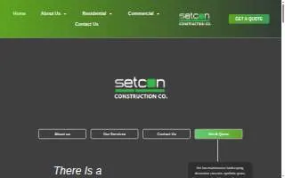 Setcon Construction Co. website
