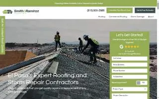 Smith & Ramirez Roofing website