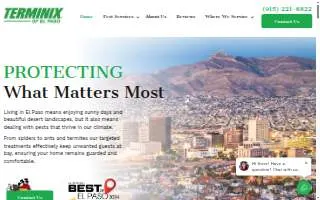 Terminix of El Paso website