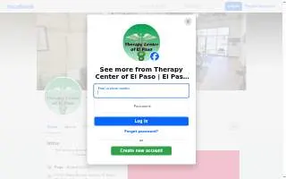 Therapy Center Of El Paso website