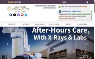 UMC East Pharmacy website
