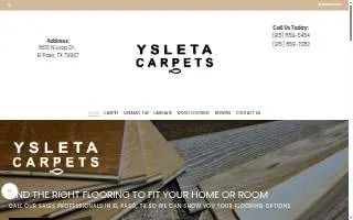 Ysleta Carpets website