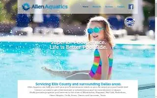 Allen Aquatics website