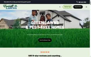 Emerald Lawns - Euless Lawn Care website