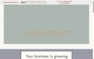 Meadows Bookkeeping, LLC website