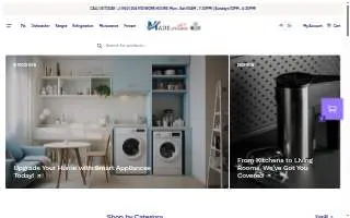 Made Appliance Outlet website
