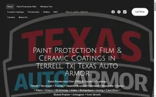 Texas Auto Armor - Paint Protection Film & Ceramic Coatings website