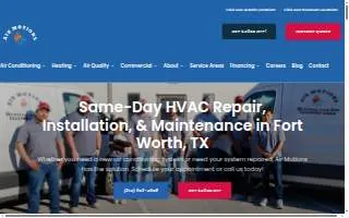 Air Motions Heating & Air Conditioning website
