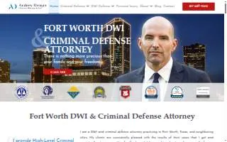 Andrew Deegan Criminal Attorney at Law of Fort Worth website