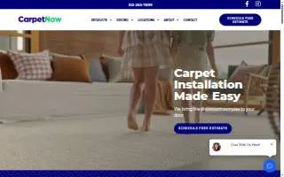 Carpet Now - Fort Worth Carpet Installation website