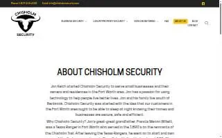 Chisholm Security website