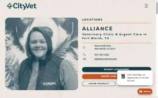 CityVet | Alliance Veterinary Clinic & Urgent Care website