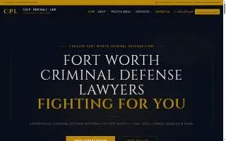 Cole Paschall Law of Fort Worth website