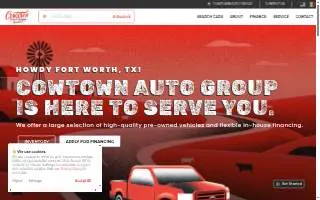 Cowtown Auto Group website