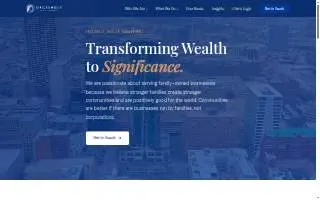 Decidedly Wealth Management website