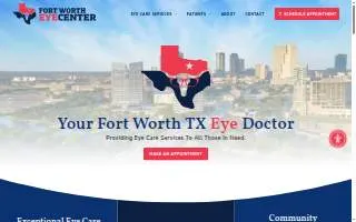 Fort Worth Eye Center website