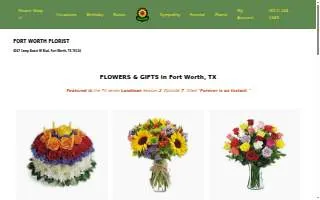 Fort Worth Florist website