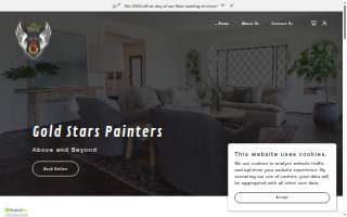 Gold Stars Painting