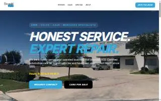 Gorecki Auto Service Inc. website