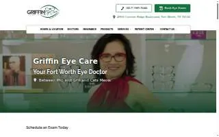 Griffin Eye Care website