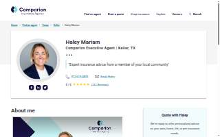 Haley Mariam at Comparion Insurance Agency