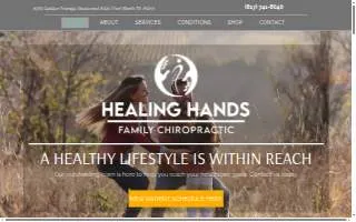 Healing Hands Family Chiropractic of Fort Worth website
