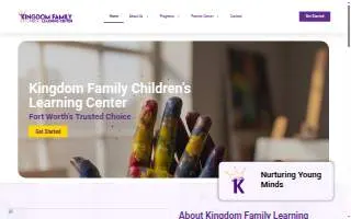 Kingdom Family Children’s Learning Center website
