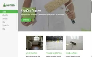NextGen Painters website