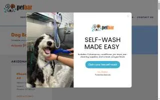 Petbar Waterside website