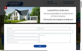 Platinum Painting of Fort Worth website