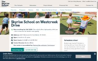 Skyrise School on Westcreek Drive