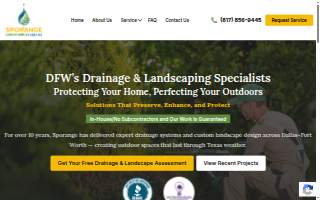 Sporange Landscape and Drainage