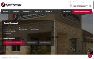 SporTherapy Physical Therapy Fort Worth, Texas - Southwest