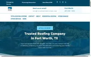 Total Roofing Systems LLC website