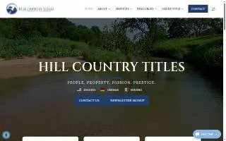 Hill Country Titles website