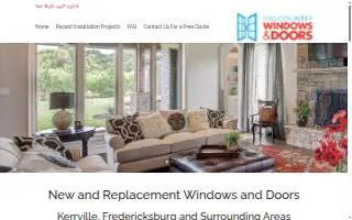 Hill Country Windows & Doors website