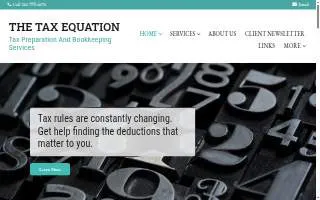 The Tax Equation LLC website