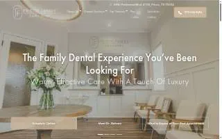 Frisco Family Dentistry website