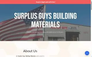 Surplus Guys website