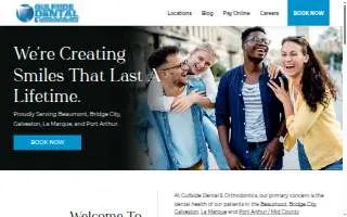 Gulfside Dental & Orthodontics - Galveston website